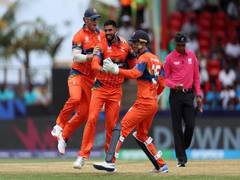 
      
      T20 WC: Netherlands win toss, elect to bowl against Sri Lanka
      
      