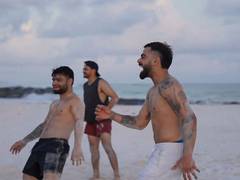 
      
      Kohli, Chahal, Pandya engage in beach volleyball
      
      