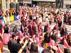 
      
      Dancers enthral audience with folk performance
      
      