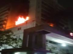 
      
      Fire breaks out at Ghaziabad residential society
      
      