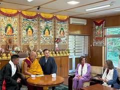 
      
      Dharamshala: US Congressional delegation meets Dalai Lama 
      
      