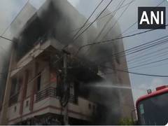 
      
      Fire broke out in a warehouse in Raghu Vihar area of Jaipur
      
      