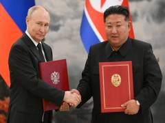
      
      Putin, Kim Jong-un form 'breakthrough' alliance
      
      