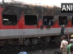
      
      Two parked empty train coaches catch fire in Secunderabad
      
      