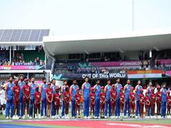
      
      Indian players wear black armbands against Afghanistan
      
      