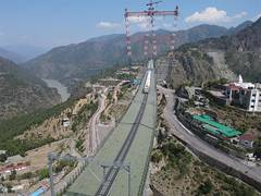 
      
      Trial run conducted between Sangaldan - Reasi section
      
      