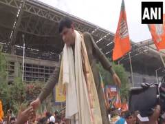 
      
      Nityanand Rai arrives at Patna after being appointed MoS Home
      
      