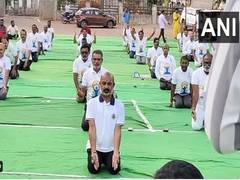 
      
      Kishan Reddy, Bandi Sanjay participate in Yoga Day celebrations  
      
      