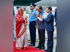 
      
      Bangladesh PM Sheikh Hasina arrives on two-day visit to India
      
      