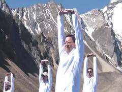 
      
      International Yoga Day: CM Dhami performs yoga in border area 
      
      