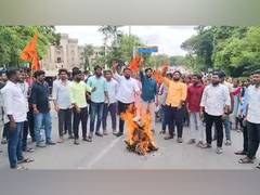 
      
      Telangana: ABVP burns effigy of NTA over NEET, UGC-NET row
      
      