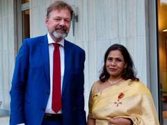 
      
      Anandi Iyer honoured with Germany's Federal Cross of Merit
      
      