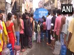 
      
      Delhi water crisis: Long queues continue to form at tankers
      
      