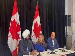 
      
      Canada leader stumbles over question on tribute to Nijjar
      
      