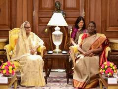 
      
      Delhi: Bangladesh PM Sheikh Hasina calls on President Murmu
      
      