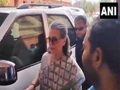
      
      Sonia Gandhi protest ahead of first session of 18th Lok Sabha
      
      