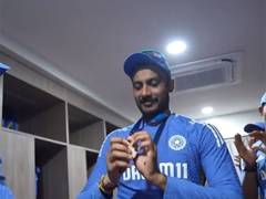 
      
      Axar wins 'Fielder of the Match' medal after win over Australia
      
      