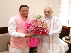 
      
      Delhi: Uttarakhand CM Dhami meets Amit Shah
      
      