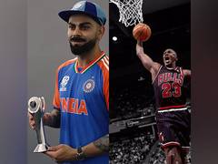 
      
      Virat expresses admiration for basketball legend Michael Jordan
      
      