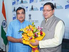 
      
      CM Dhami meets Union minister Nitin Gadkari in Delhi
      
      
