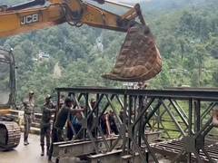 
      
      Army constructs 70-foot Bailey Bridge in flood-hit Sikkim
      
      