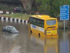 
      
      Heavy rains cause severe waterlogging and traffic jams in Delhi N
      
      