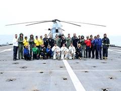 
      
      Indian Navy bids farewell to UH-3H Helicopter in Visakhapatnam
      
      