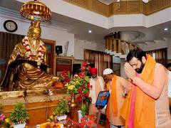 
      
      Haryana CM Nayab Singh Saini visits Ram Tirath Mandir
      
      