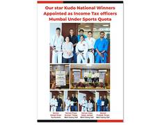 
      
      4 outstanding Kudo India athletes Appointed Income Tax Officers 
      
      