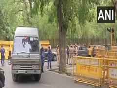 
      
      Security tightened outside AAP headquarter ahead of their protest
      
      