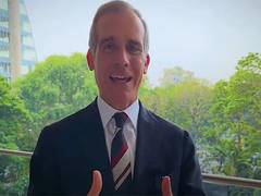 
      
      US envoy Garcetti congratulates 