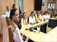 
      
      Members of Uttarakhand State Aandolankari Manch meets CM Dhami
      
      