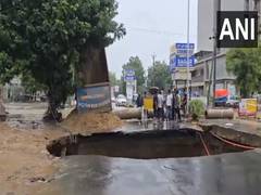 
      
      Massive sinkhole created after portion of road caves in Ahmedabad
      
      