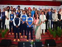 
      
      Mansukh Mandaviya inspires Indian contingent heading to Olympics
      
      