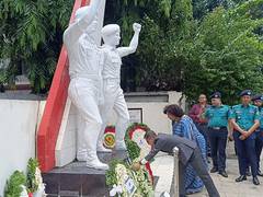 
      
      Dhaka: Indian envoy pays tribute to victims of 2016 bakery attack
      
      