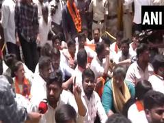 
      
      ABVP stages protest outside TPSC office over unemployment issues
      
      
