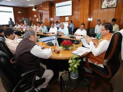 
      
      CM Dhami instructs officials to double state's power generation
      
      