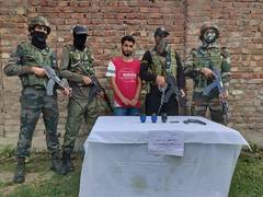 
      
      Terror associate of LeT/TRF outfit arrested in J-K's Baramulla
      
      