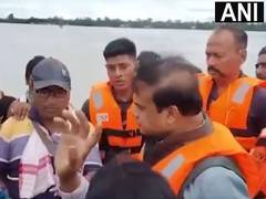 
      
      Assam chief minister inspects affected areas
      
      