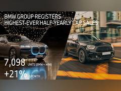 
      
      BMW Group India Attains Highest-Ever Half-Yearly Car Sales
      
      