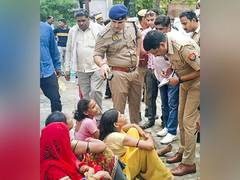 
      
      Hathras stampede: Crowd rushed to seek 'Bhole Baba' blessings
      
      