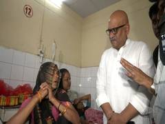 
      
      UP Congress Chief Ajay Rai meet victims of Hathras stampede 
      
      