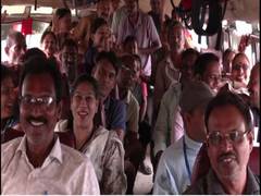 
      
      Srinagar: Another batch of pilgrims leaves for Amarnath Yatra
      
      