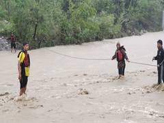 
      
      Uttarakhand: SDRF rescues 10 trapped on island near Robbers Cave 
      
      