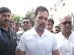 
      
      Rahul Gandhi meets Hathras stampede victims, seeks fair compensat
      
      