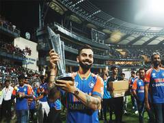 
      
      Virat Kohli witnesses it all at Mumbai's Wankhede Stadium
      
      