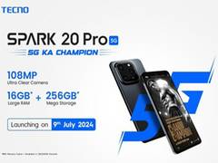
      
      TECNO SPARK 20 Pro 5G: The Future-Ready Champion to launch
      
      