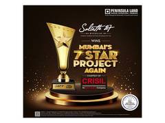 
      
      Salsette 27, Peninsula Project, is awarded a 7-Star CRISIL Grade
      
      