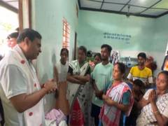 
      
      Assam CM visits flood relief camps to assess and address needs
      
      