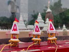 
      
      Miniature artist crafts eco-friendly chariots of holy trinity 
      
      